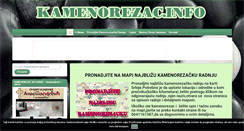 Desktop Screenshot of kamenorezac.info